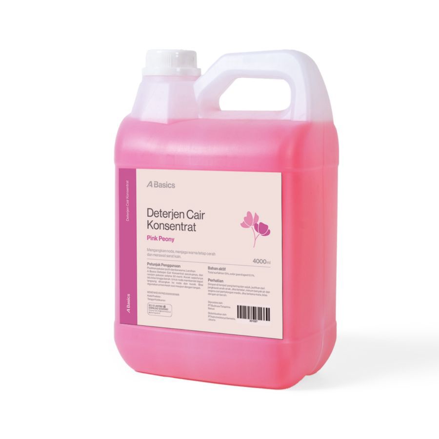 Deterjen Cair Konsentrat Professional Pink Peony A Basics 4000ml