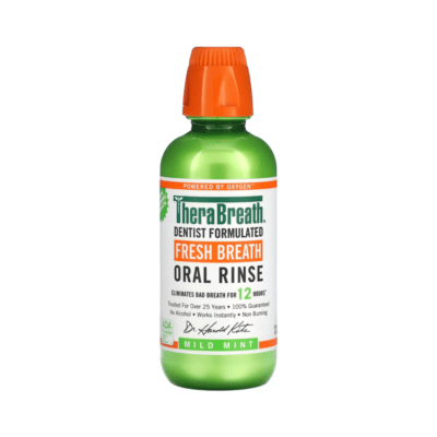 TheraBreath Mild Mint Dentist Formulated Fresh Breath Oral Rinse Mouthwash