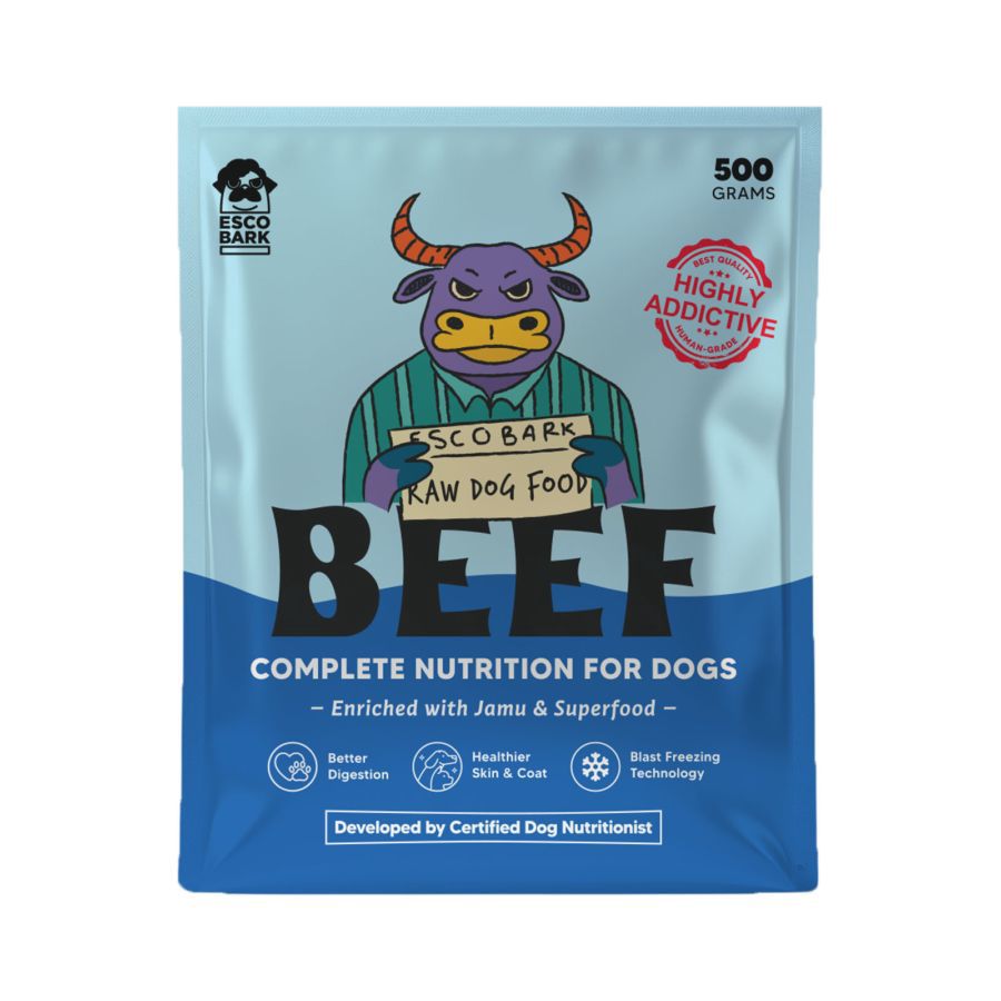 Escobark Makanan Basah Anjing Rasa Sapi 100gram