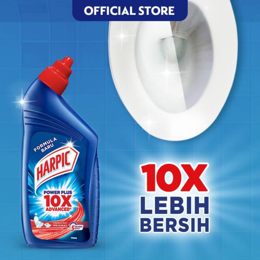 Harpic Power Plus 10X Max Clean Citrus Pembersih Kloset 750ml