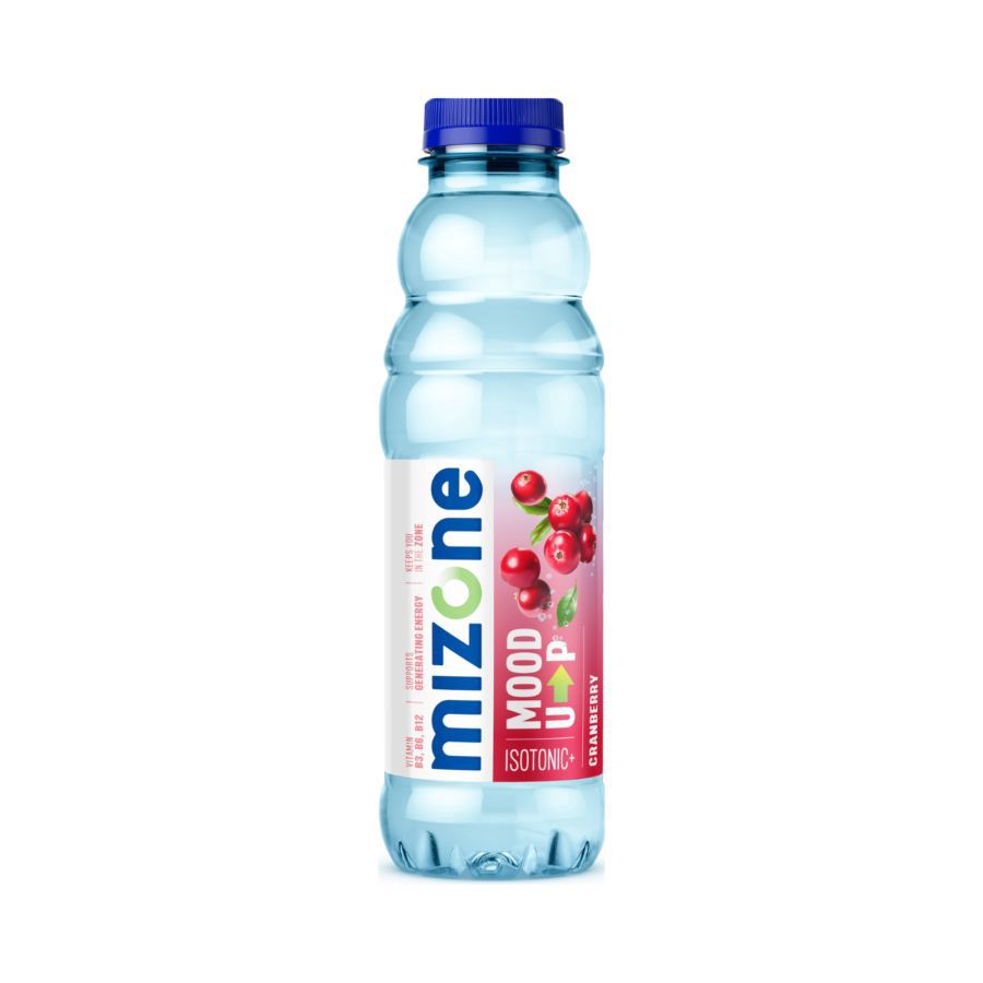 Mizone Mood Up Isotonic Cranberry & White Tea Botol 500ml