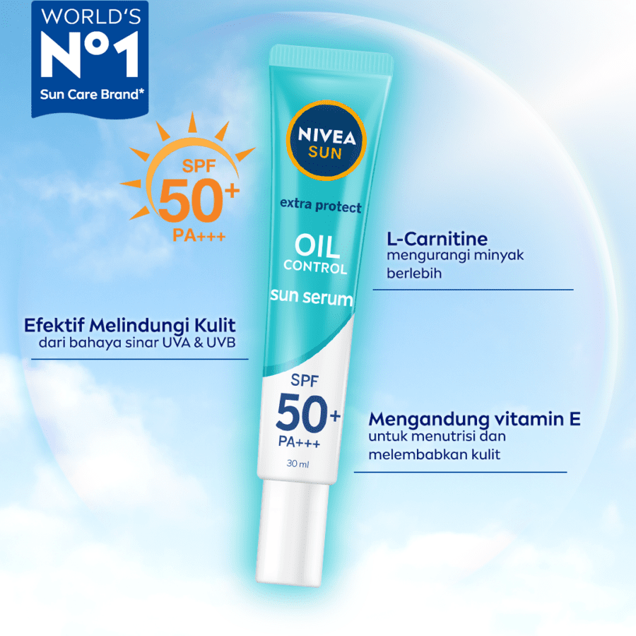 NIVEA SUN Oil Control Sun Serum Sunscreen SPF 50+ PA+++ 30ml