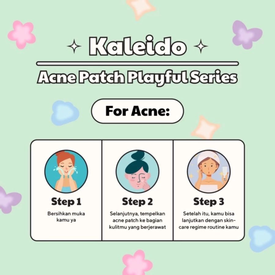Kaleido Playful Series Hologram Acne Patch 20patch
