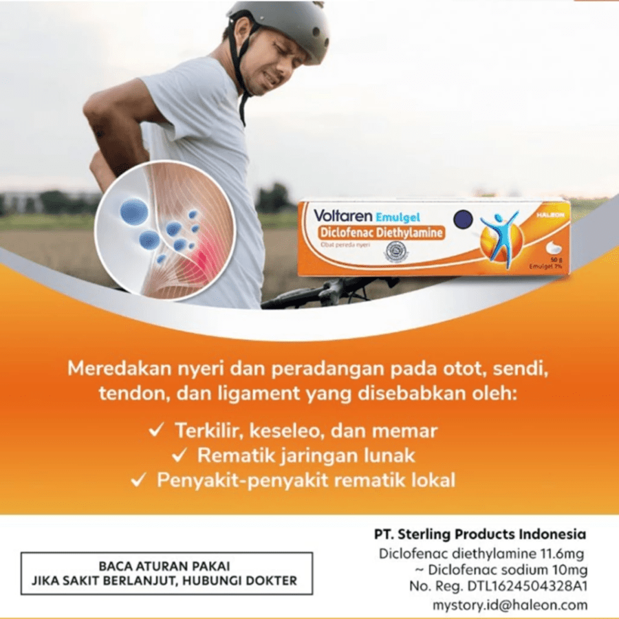 Voltaren Emulgel Obat Pereda Nyeri 10gram