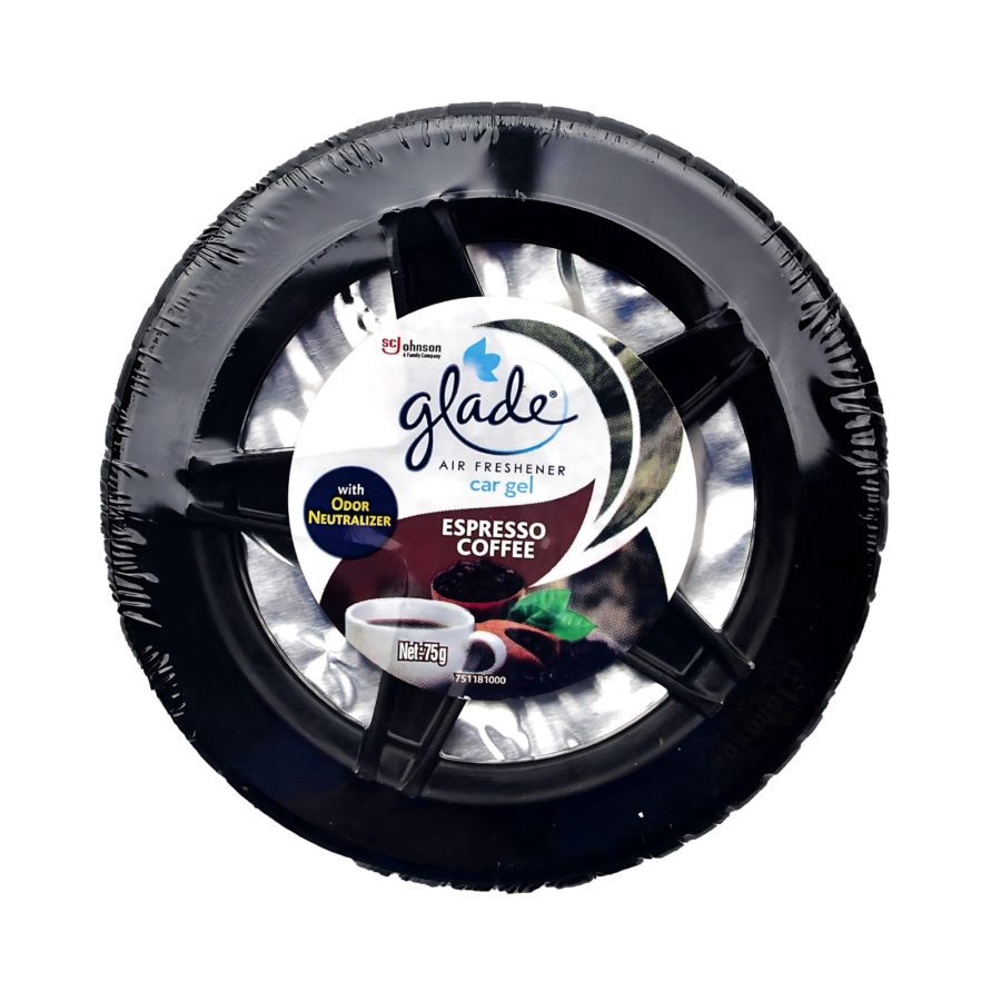 Glade Car Gel Espresso Coffee Pengharum Mobil 75gram