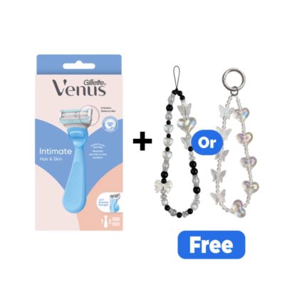 Buy Gillette Venus Intimate Alat Cukur Razor 1pcs Free Phone Strap