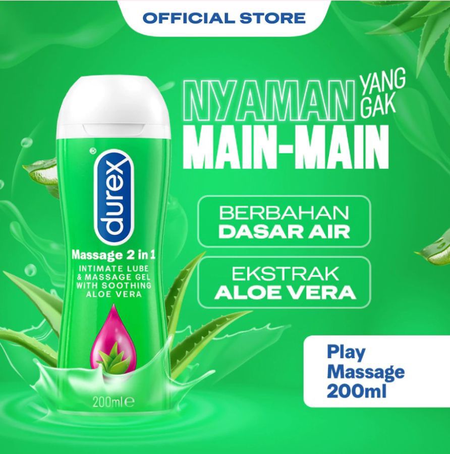 Durex 2in1 Aloe Vera Intimate Lube & Massage Gel 200ml