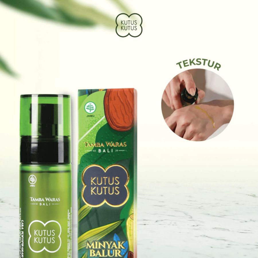 Kutus Kutus Tamba Waras Minyak Balur Bali 100ml