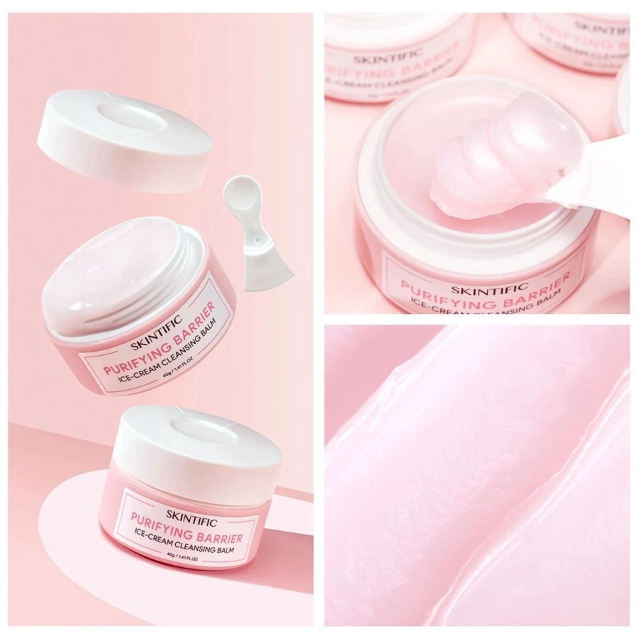 Skintific Purifying Barrier Ice Cream Cleansing Balm 40gram