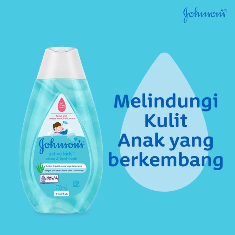 Johnson Active Kids Clean & Fresh Bath 200ml