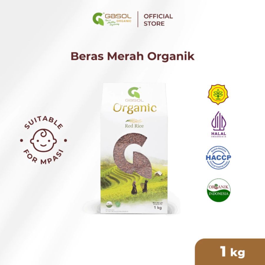 GASOL Organic Red Rice MPASI 1kg