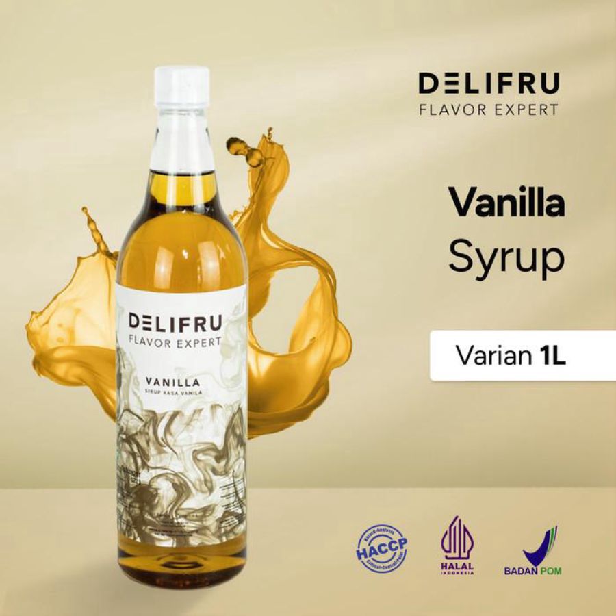 Delifru Syrup Vanilla 1000ml