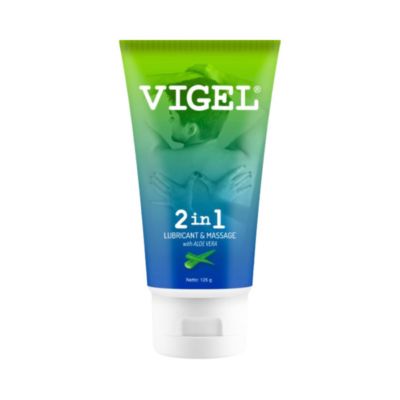 Vigel 2in1 Lubricant & Massage with Aloe Vera Gel Pelumas