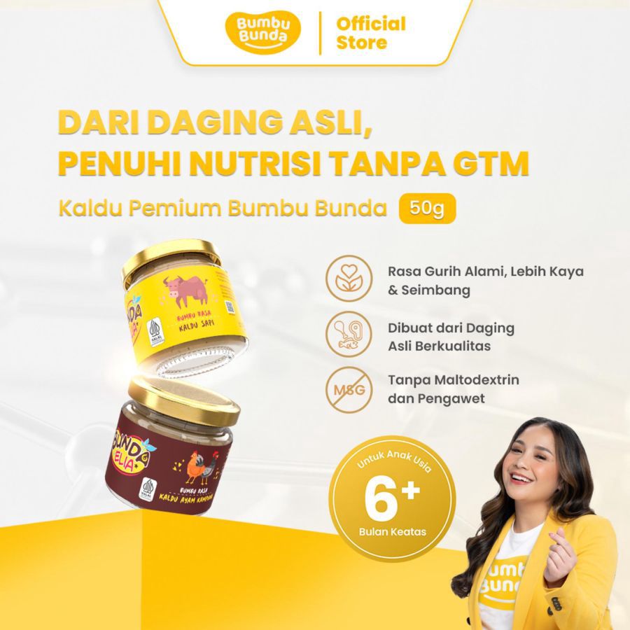 Bumbu Bunda Elia Bumbu Rasa Kaldu Ayam Kampung 50gram