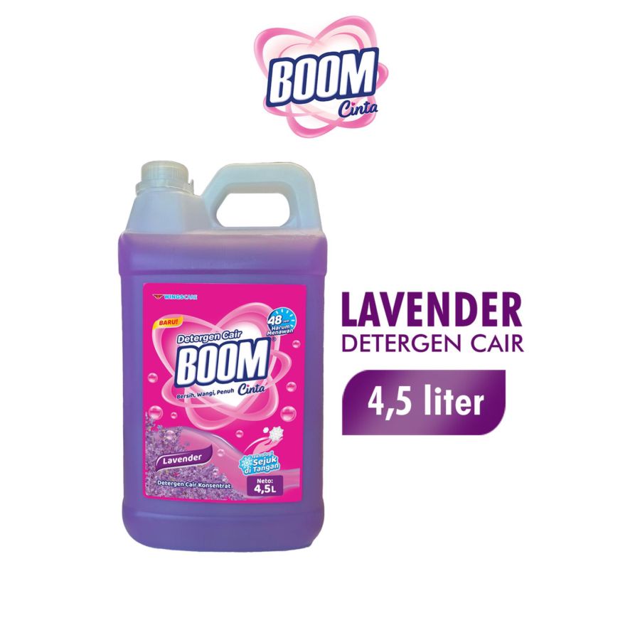 Boom Cinta Lavender Detergen Cair Jerigen