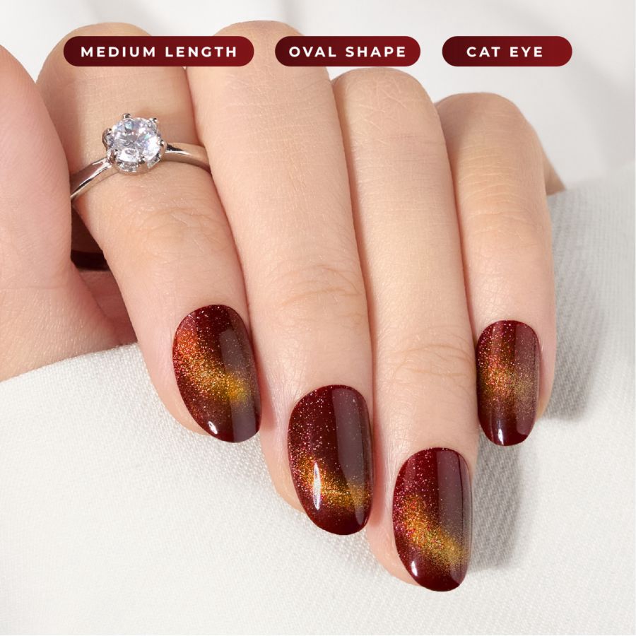 Eze Nails Steal The Show Kuku Palsu Tempel 24pcs