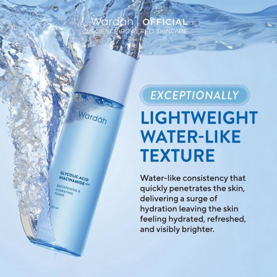 Wardah Glycolic Acid Niacinamide Brightening & Hydrating 125ml