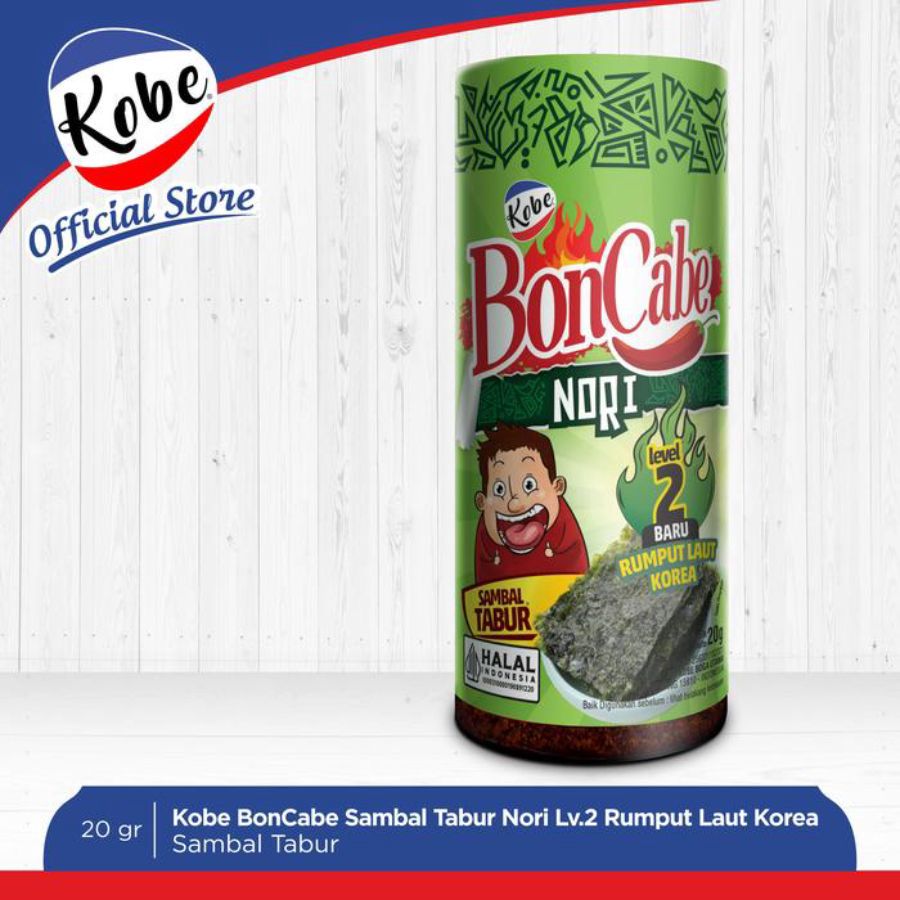 Kobe Boncabe Sambal Tabur Nori Level 2 20gram