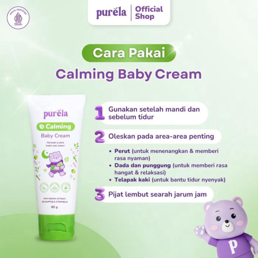 Purela Calming Baby Cream 60gram