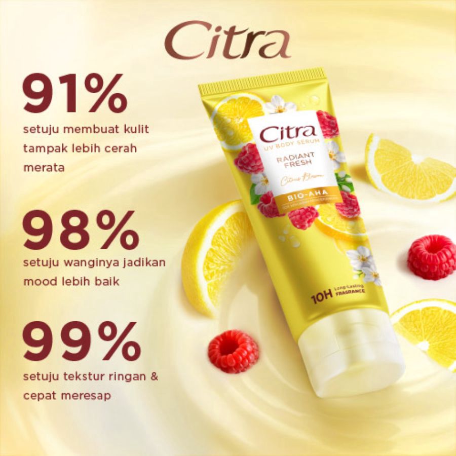 Citra UV Radiant Fresh Citrus Blossom Body Serum 100ml
