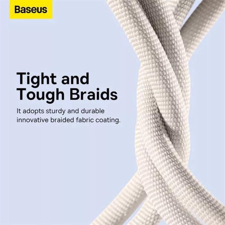Baseus Crystal Shine Series Fast Charging Data Cable USB Type A to Lightning 2.4 A 2 M Black 1pcs