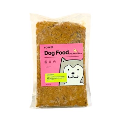 Pet Meal Box Porkee Makanan Anjing Basah 500gram