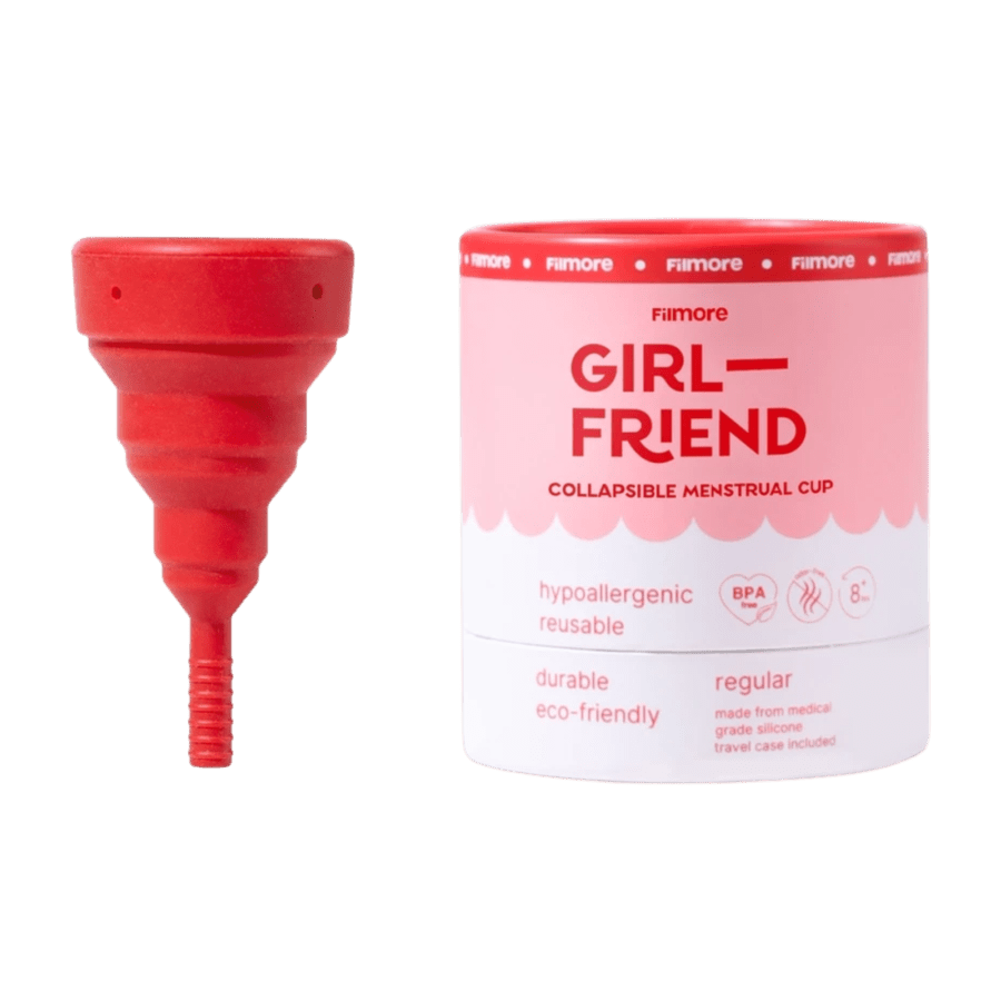 Filmore Girlfriend Regular Merah Collapsible Menstrual Cup 1pcs