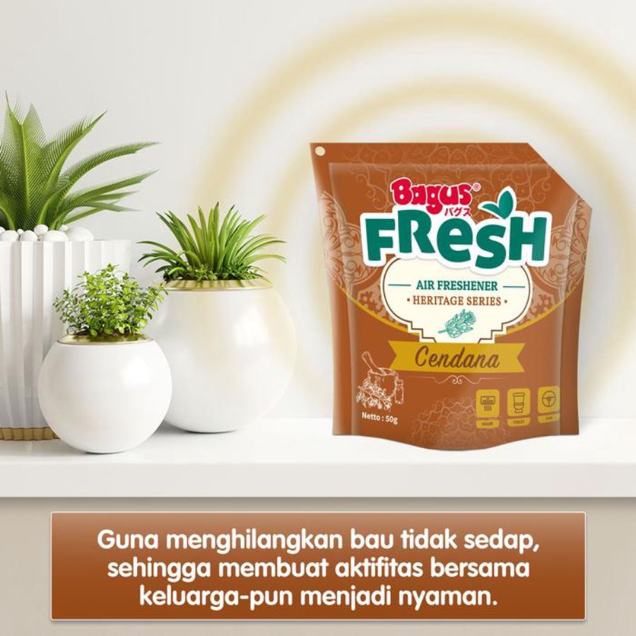 Bagus Fresh Air Freshener Cendana Pengharum Ruangan 50gram
