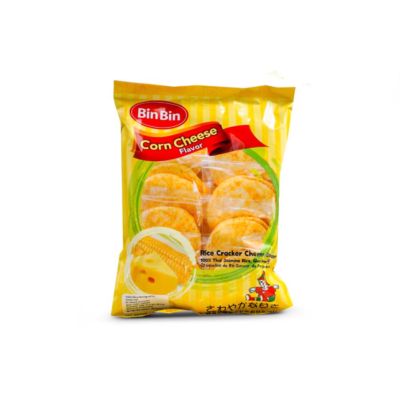 Bin Bin Rice Crackers Corn Cheese Flavor