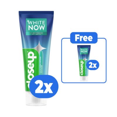 Buy 2 Get 4 Closeup White Now Kaolin Whitening Teeth Toothpaste 95 gram