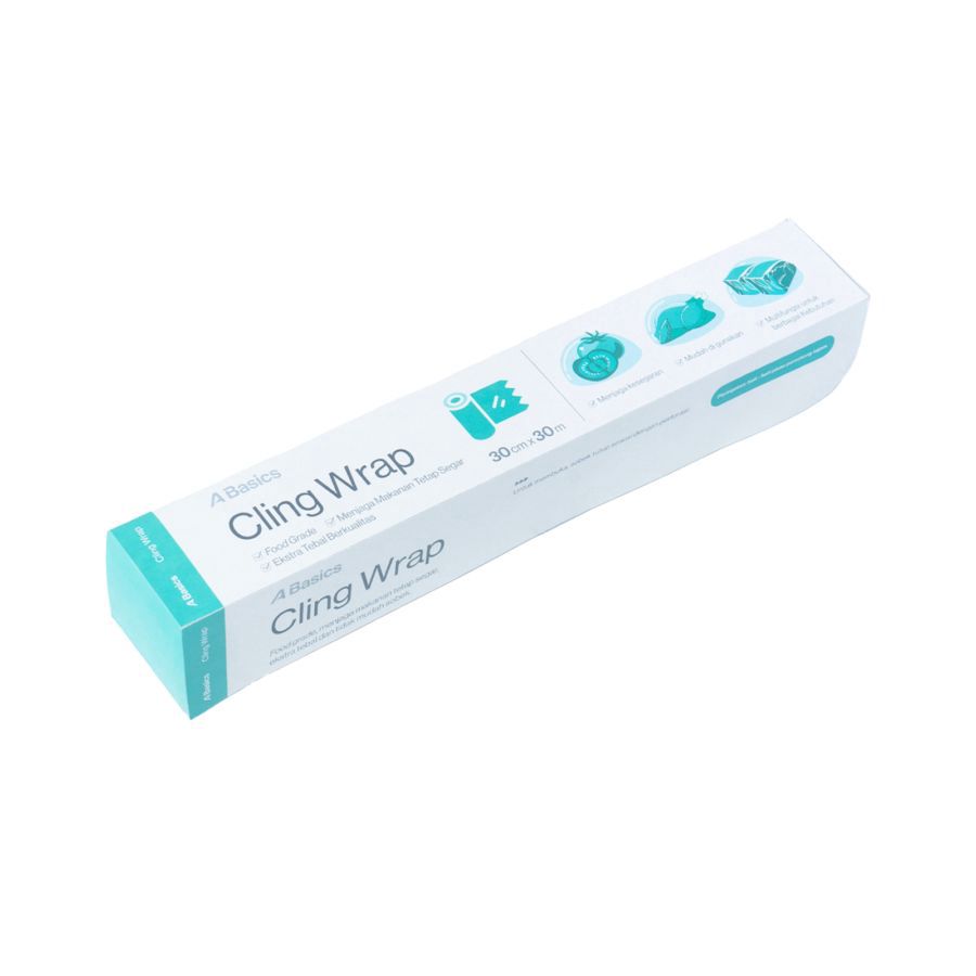 Cling Wrap Box Ukuran 30cm x 30m A Basics 1pcs