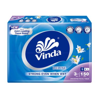 Vinda Deluxe Facial Tissue Soft Pack Tisu Wajah