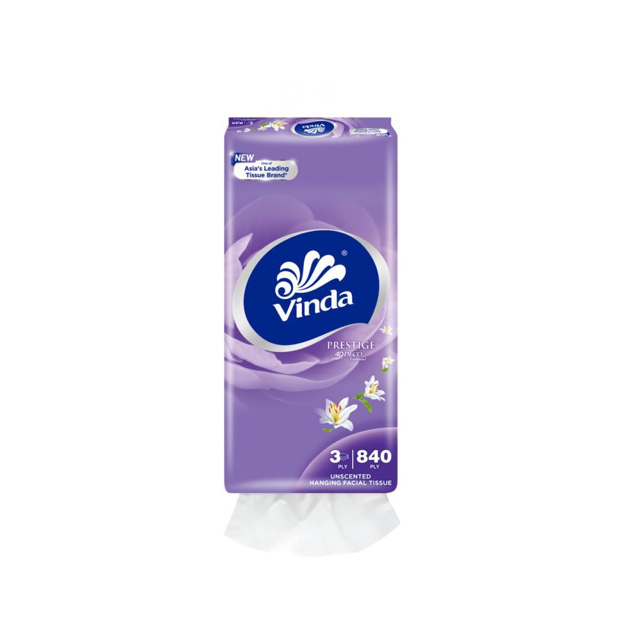 Vinda Prestige 4D Facial Tissue Hanging Tisu Wajah 840ply