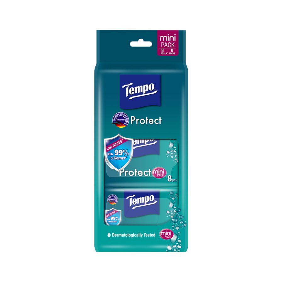 Tempo Protect Mini Wet Wipes