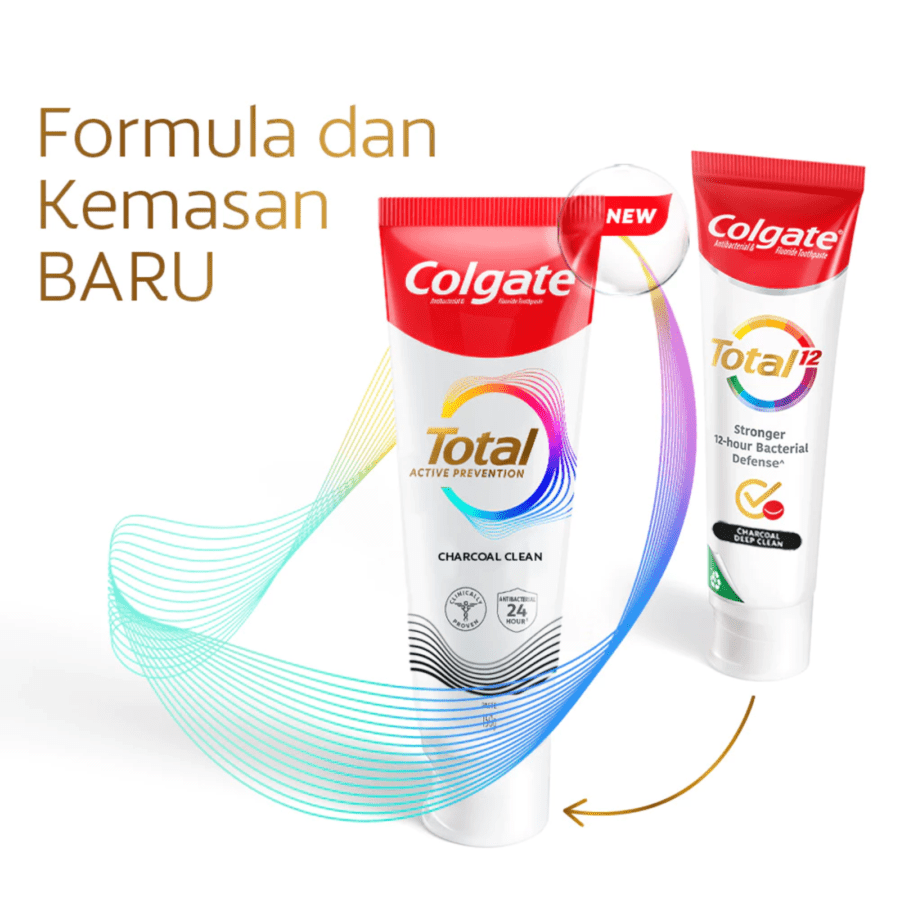 Colgate Total Active Prevention Charcoal Clean Toothpaste 150gram