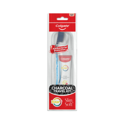 Colgate Total 12 Slimsoft Charcoal Travel Kit