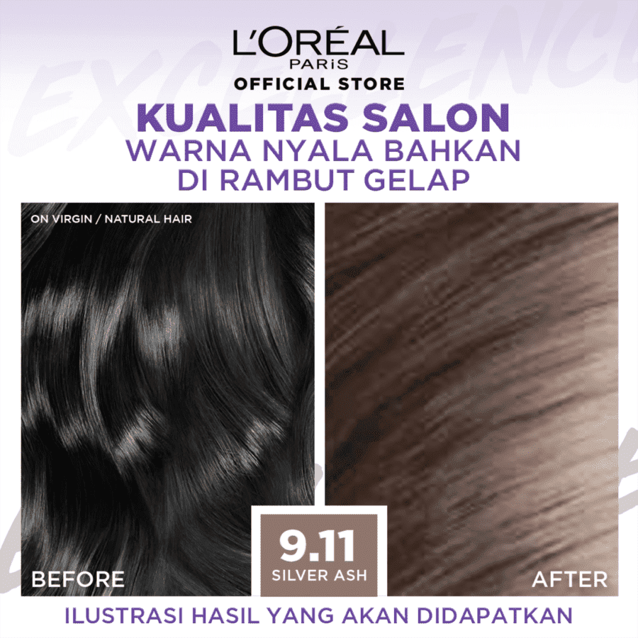 L'Oreal Excellence Ash Supreme 9.11 Silver Ash 48ml