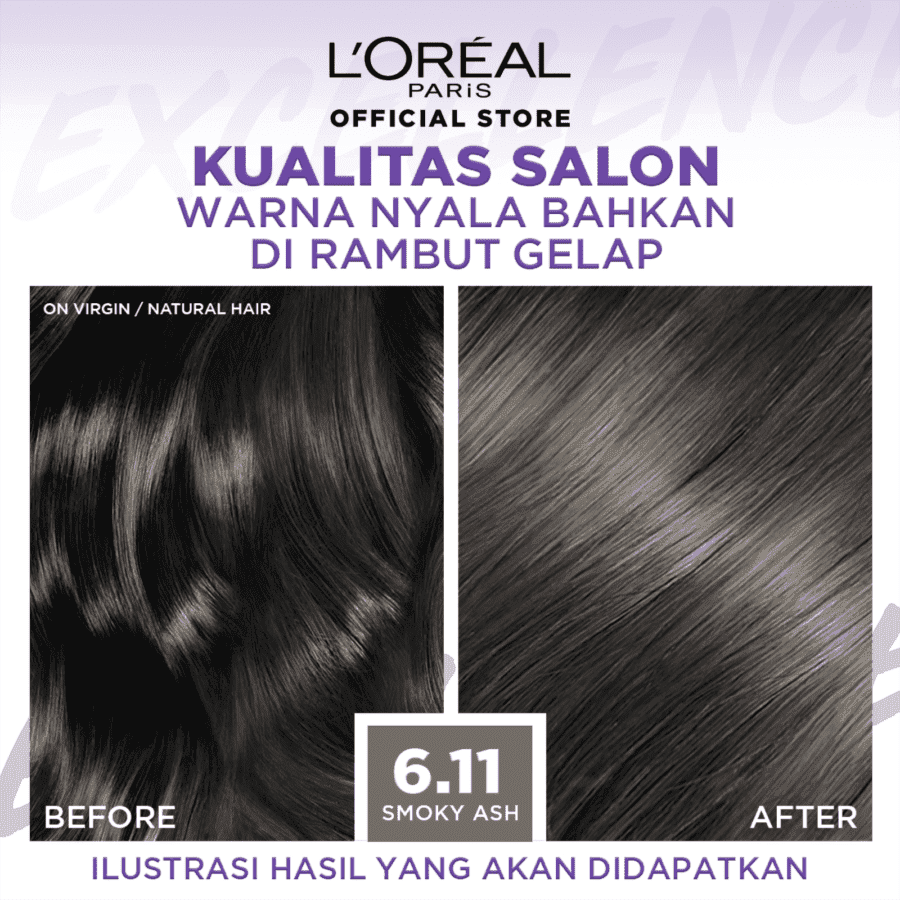 L'Oreal Paris Excellence Ash Supreme 6.11 Smoky Ash 48ml