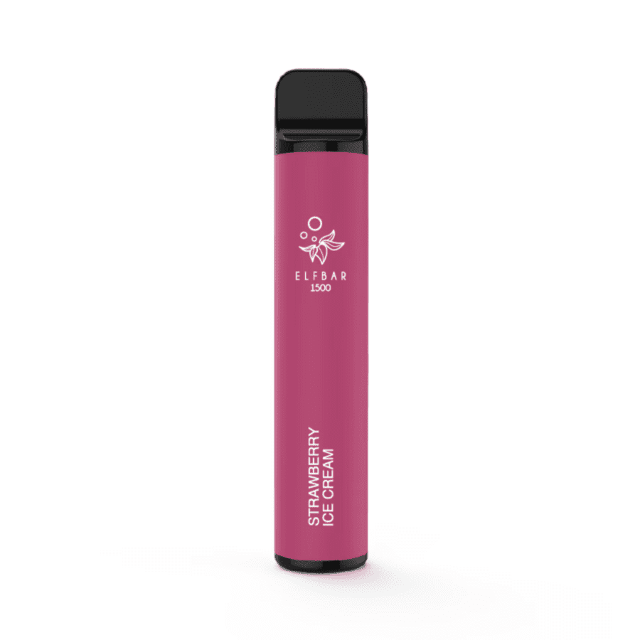 Elfbar 1500 Strawberry Ice Cream Disposable Pod Rokok Elektrik