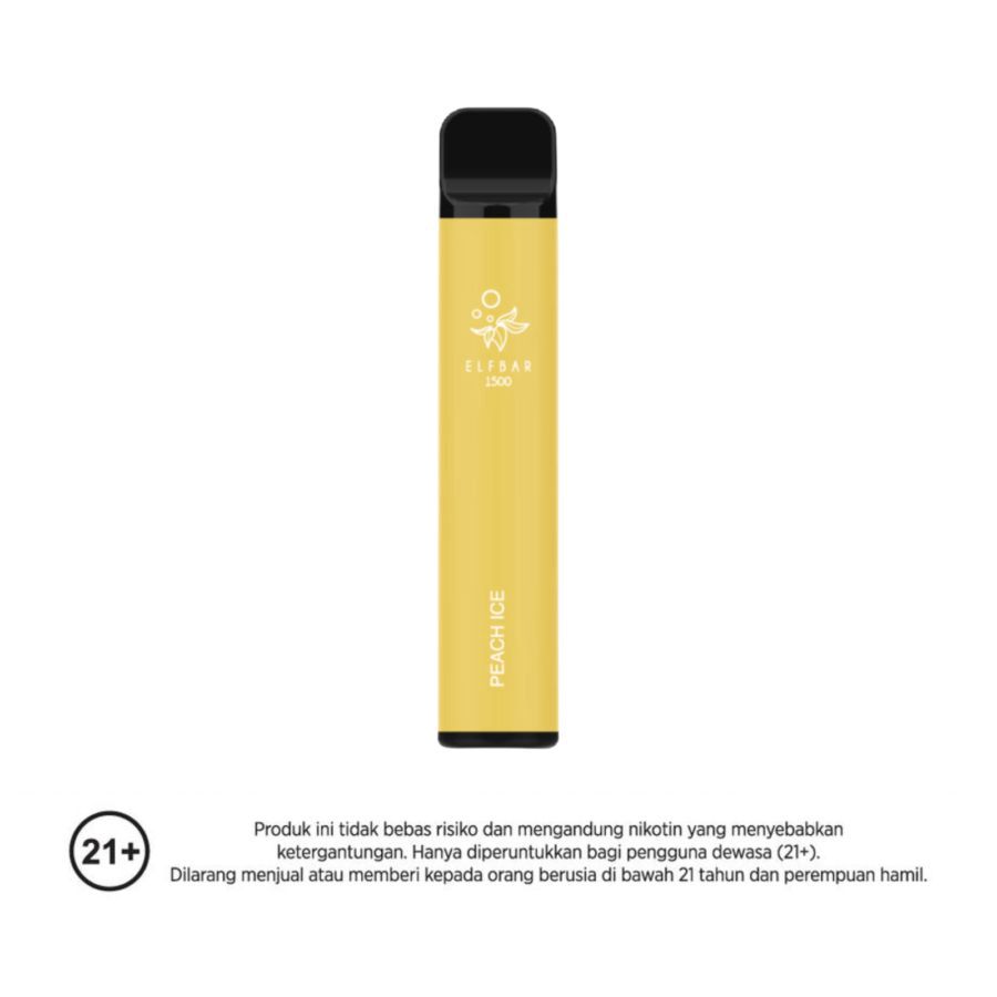 Elfbar Eb 1500 Peach Ice Rokok Elektrik