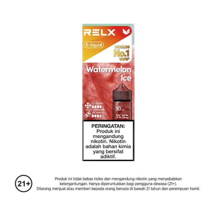 Relx E-Liquid Watermelon Ice Rokok Elektrik 30ml