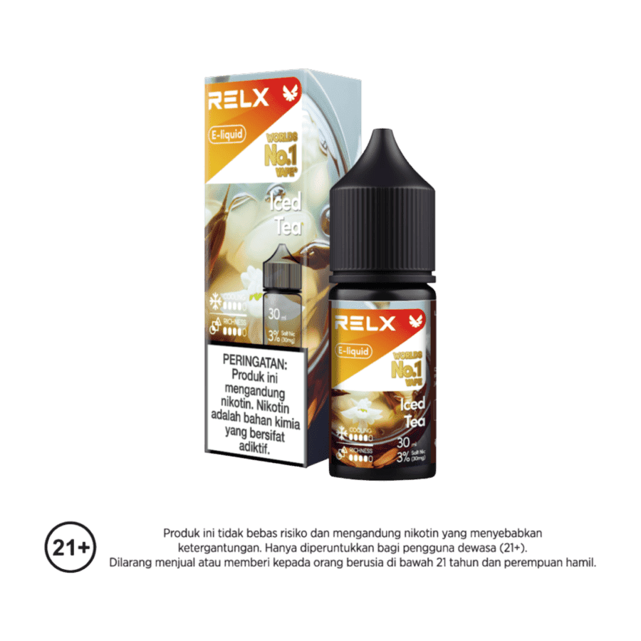 Relx E-Liquid Iced Tea Rokok Elektrik 30ml