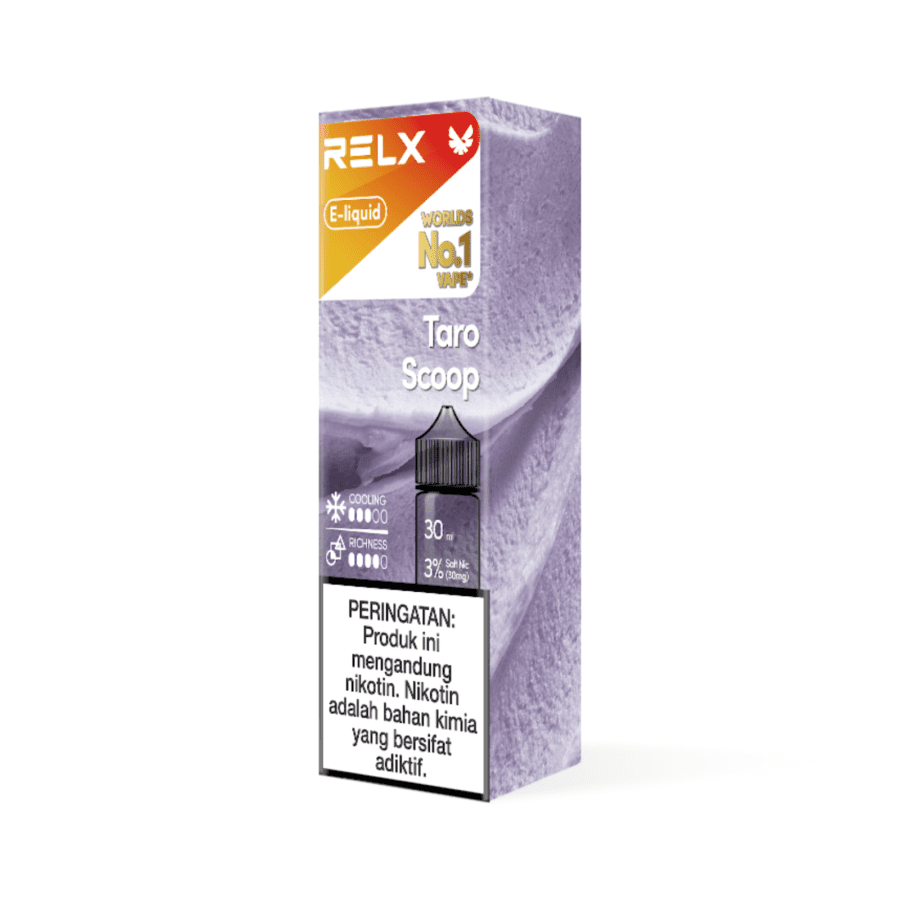 Relx E-Liquid Taro Scoop Rokok Elektrik 30ml