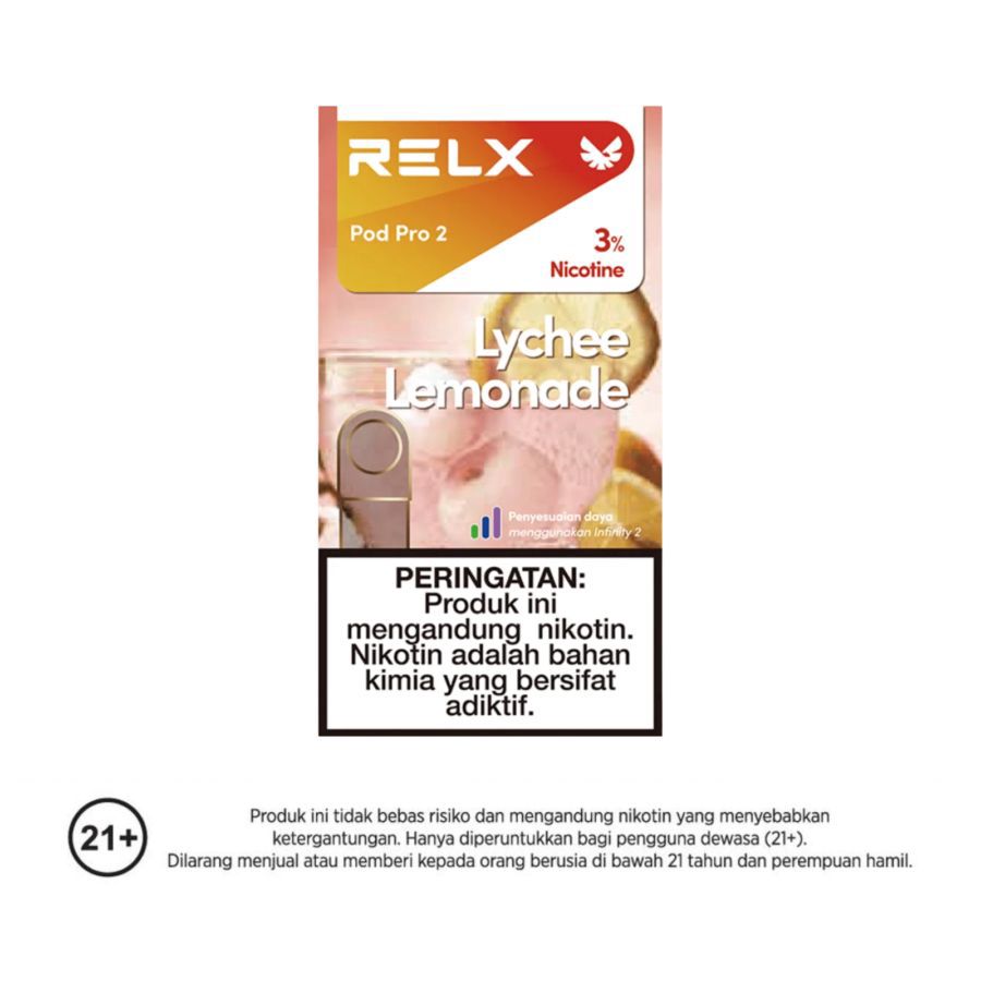 Relx Pod Pro 2 Lychee Lemonade Rokok Elektrik