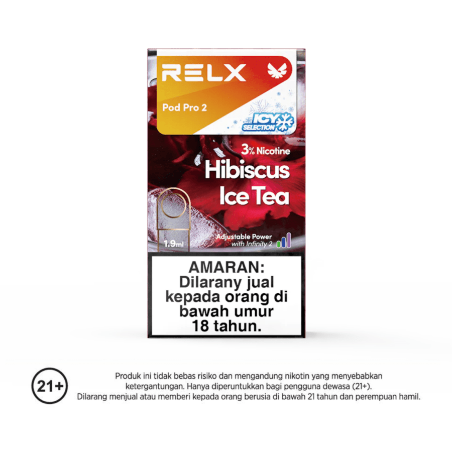 Relx Pod Pro 2 Hibiscus Iced Tea Rokok Elektrik 1pack