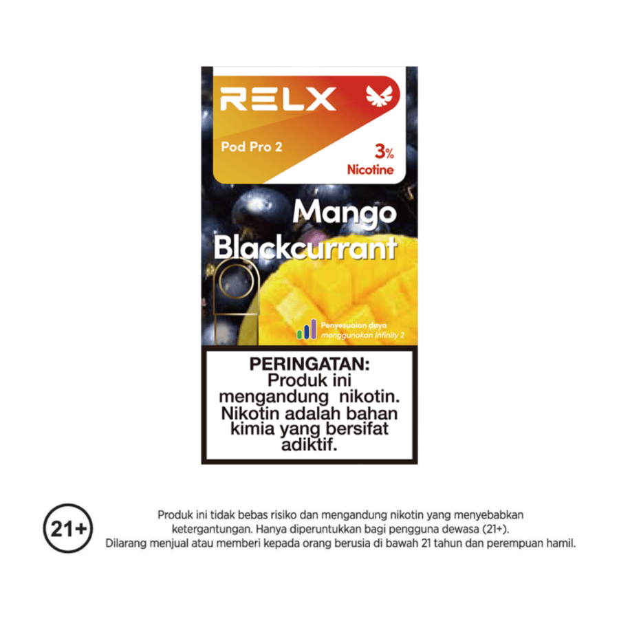 Relx Pod Pro 2 Mango Blackcurrant Rokok Elektrik
