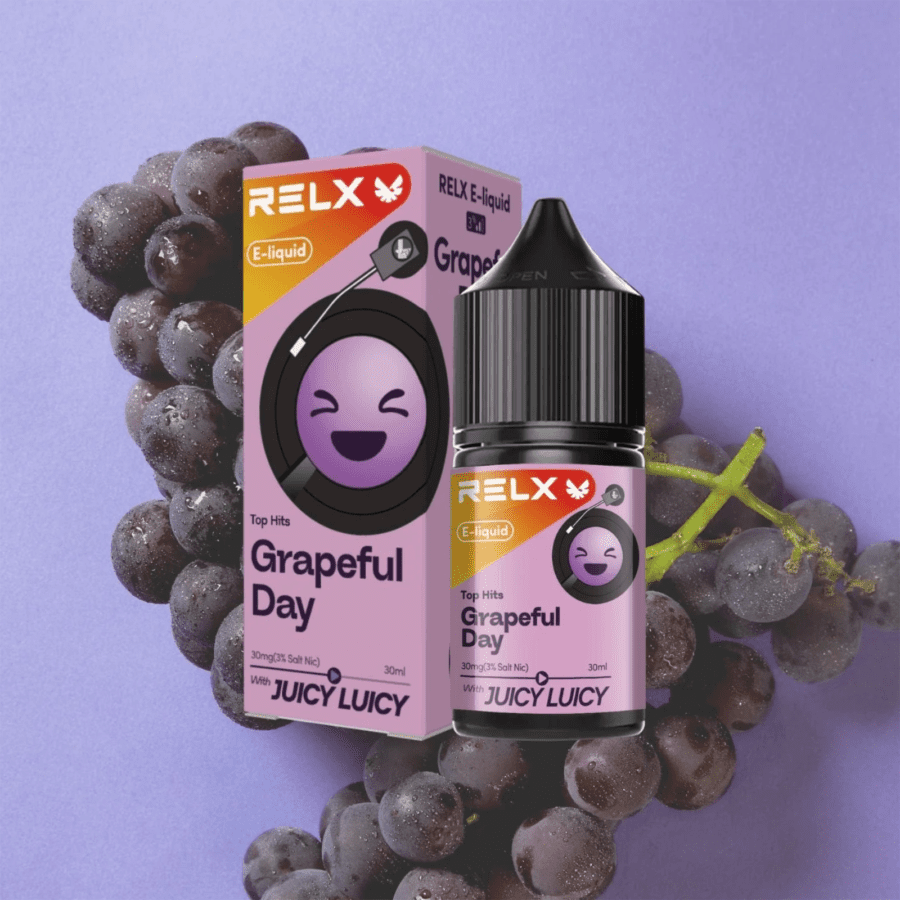 Relx E-liquid Grapeful Day Rokok Elektrik