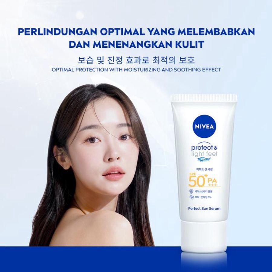 NIVEA SUN Face Protect & Light Feel SPF 50PA 90ml