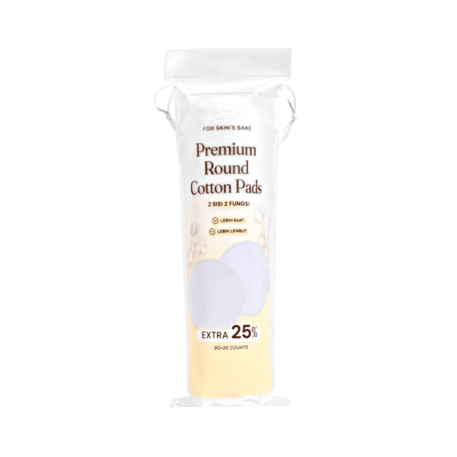 For Skin's Sake Premium Round Cotton Pads 80pcs