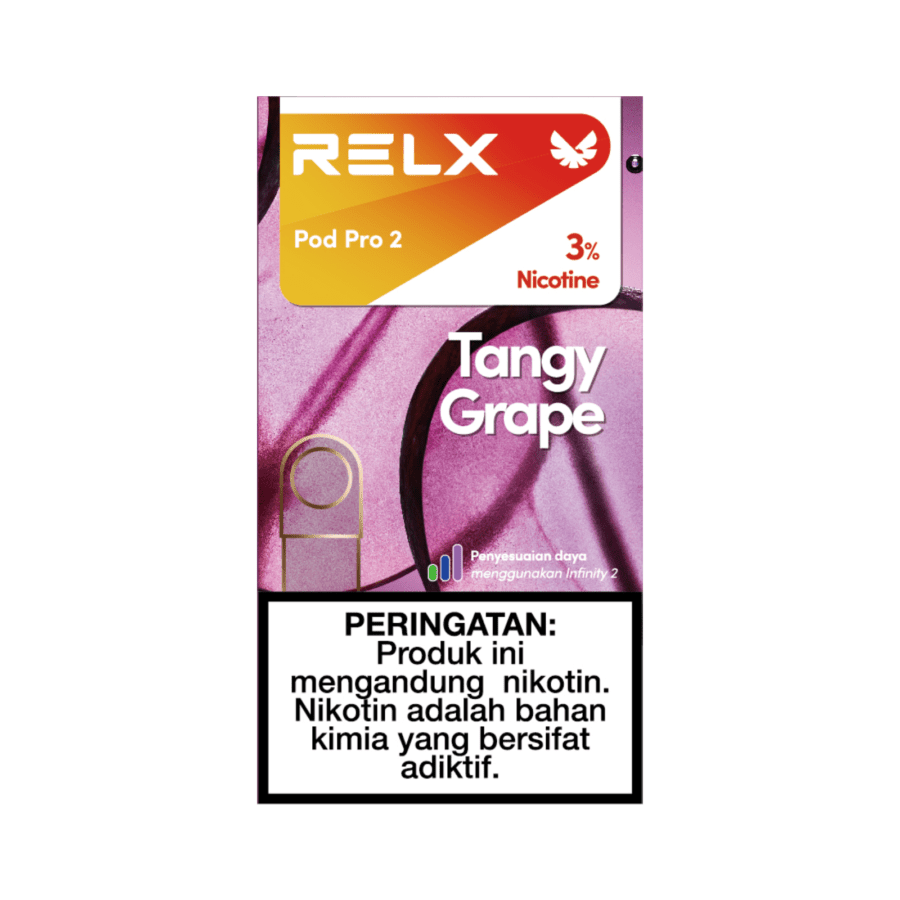Relx Pod Pro 2 Tangy Grape Rokok Elektrik 1pack